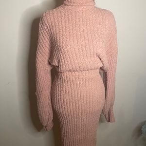 Misguided Pink Two Piece Set